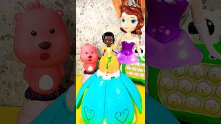 PRINCESS TIANA AND SNOW WHITE REVIEW UNBOXING ASMR DISNEY TOYS 💢🍓#shorts #toys #disneyprincess