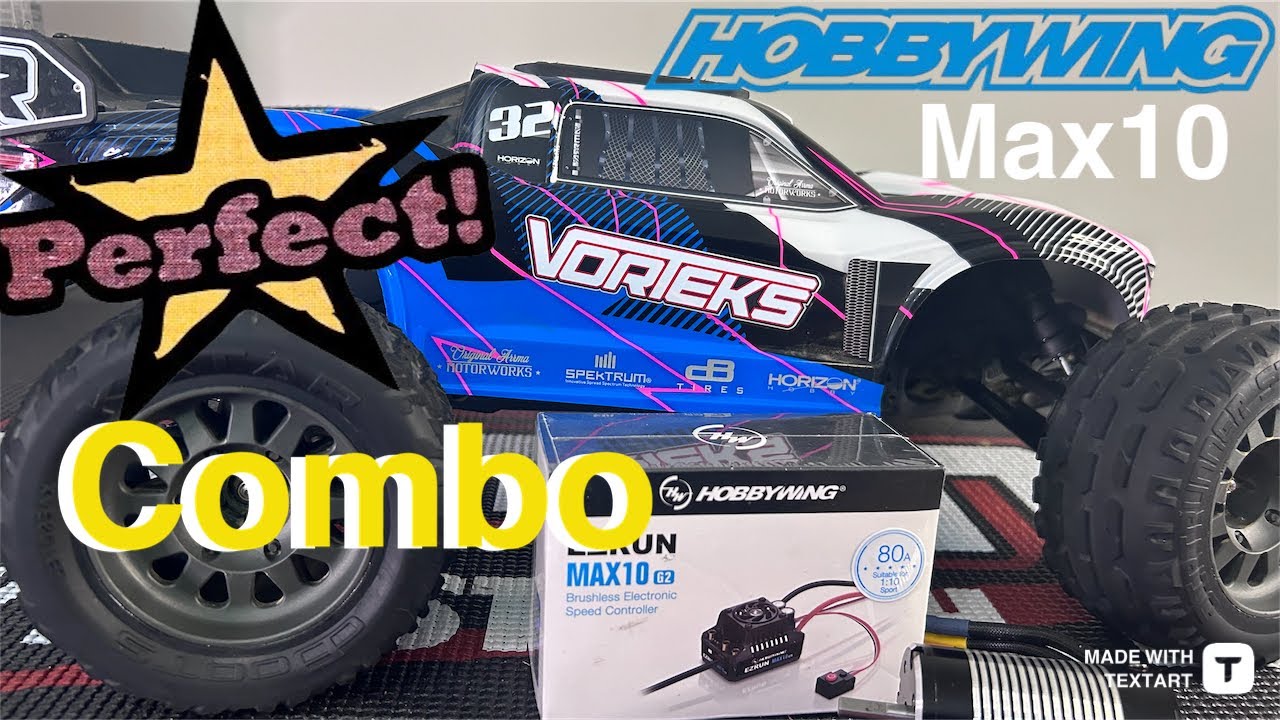 Upgrading Arrma Vorteks boost with Hobbywing Max10 brushless esc