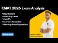 CMAT 2026 Exam Analysis | New Pattern | Difficulty Level | Expected Cutoffs | Score vs Percentile