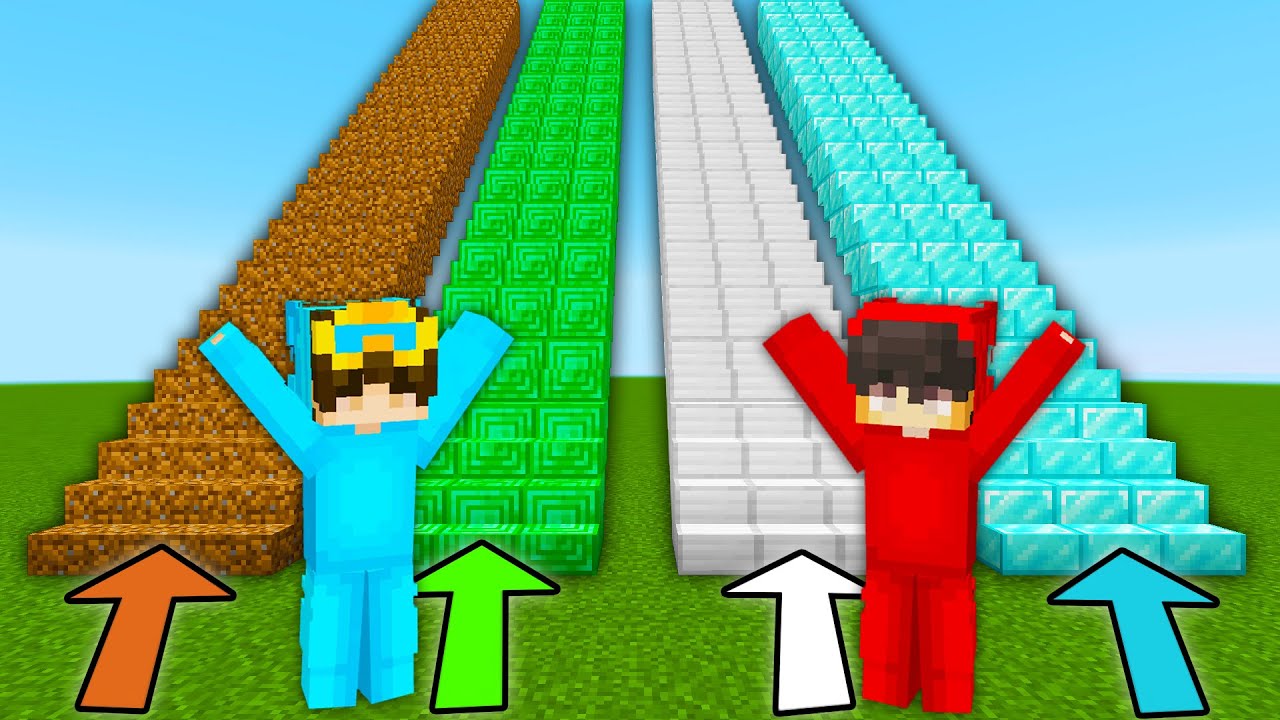 IF YOU CHOOSE THE WRONG STAIR, YOU DIE! - Minecraft