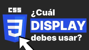 Tutorial DISPLAY en CSS. ❌ ( No cometas más errores )