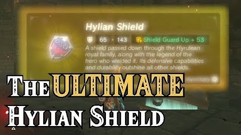 How to GET the ULTIMATE HYLIAN SHIELD [Explained in 29 seconds]