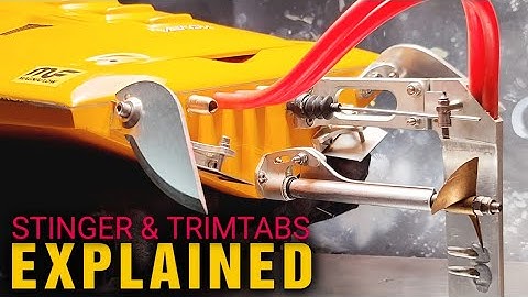 Tuning Rc Mono Hull Boats For Beginners - Stinger, Strut & Trim Tab Setup - Fast Electric RC Boats