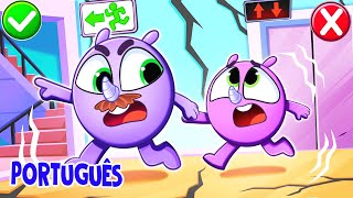 Canção da “Segurança Durante um Terremoto” 🌍😨 | Canções Infantis Divertidas 😻🐨🐰🦁 Por Baby Zoo screenshot 4