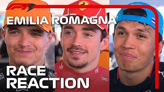 Drivers Reaction After The Race 2024 Emilia Romagna Grand Prix