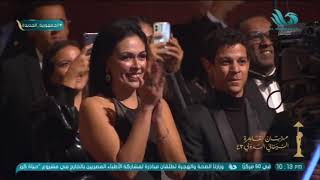 تصفيق حار للفنان رشوان توفيق على مسرح مهرجان القاهرة السينمائي ❤️