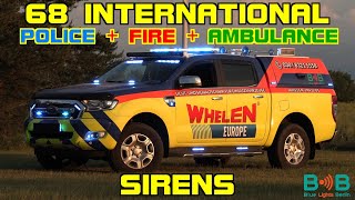 Whelen Carbide / Command ALL 68 international siren tones with \u0026 without HOWLER - Blue Lights Berlin