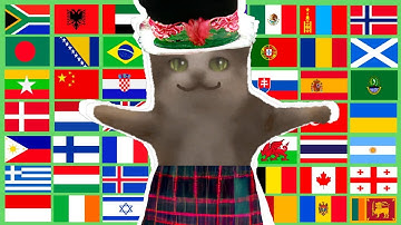 Happy Cat in different languages Part 8