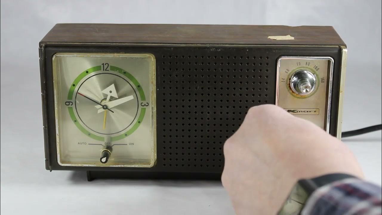 Kmart AM Clock Radio YouTube