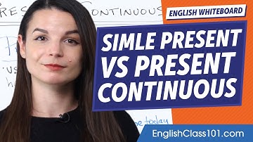 Simple Present Vs Present Continuous | Learn English Grammar for Beginners