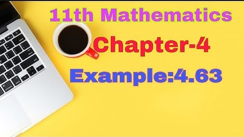 11th Mathematics||Chapter-4||Example:4.63||Mathematical induction||