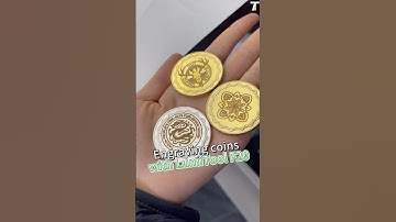 Mark your metal coins with LumiTool to create a unique souvenir! #fiberlaser #lumitoolf20 #lumitool