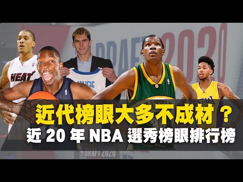 《庫奇排行榜#1》近代榜眼大多不成材！？近20年NBA選秀榜眼排行榜