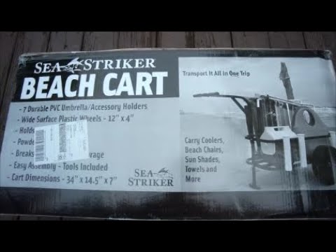 Sea Striker Fishing Beach Cart Build and Review 