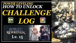 FFXIV A Realm Reborn - How To Unlock Challenge Log - Rising To The Challenge - Guide - Fast Exp