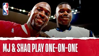 MJ \& Shaq Play One-on-One | The Jordan Vault