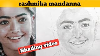 Rashmika Mandanna Sketch Step By Step Pushpa Movie