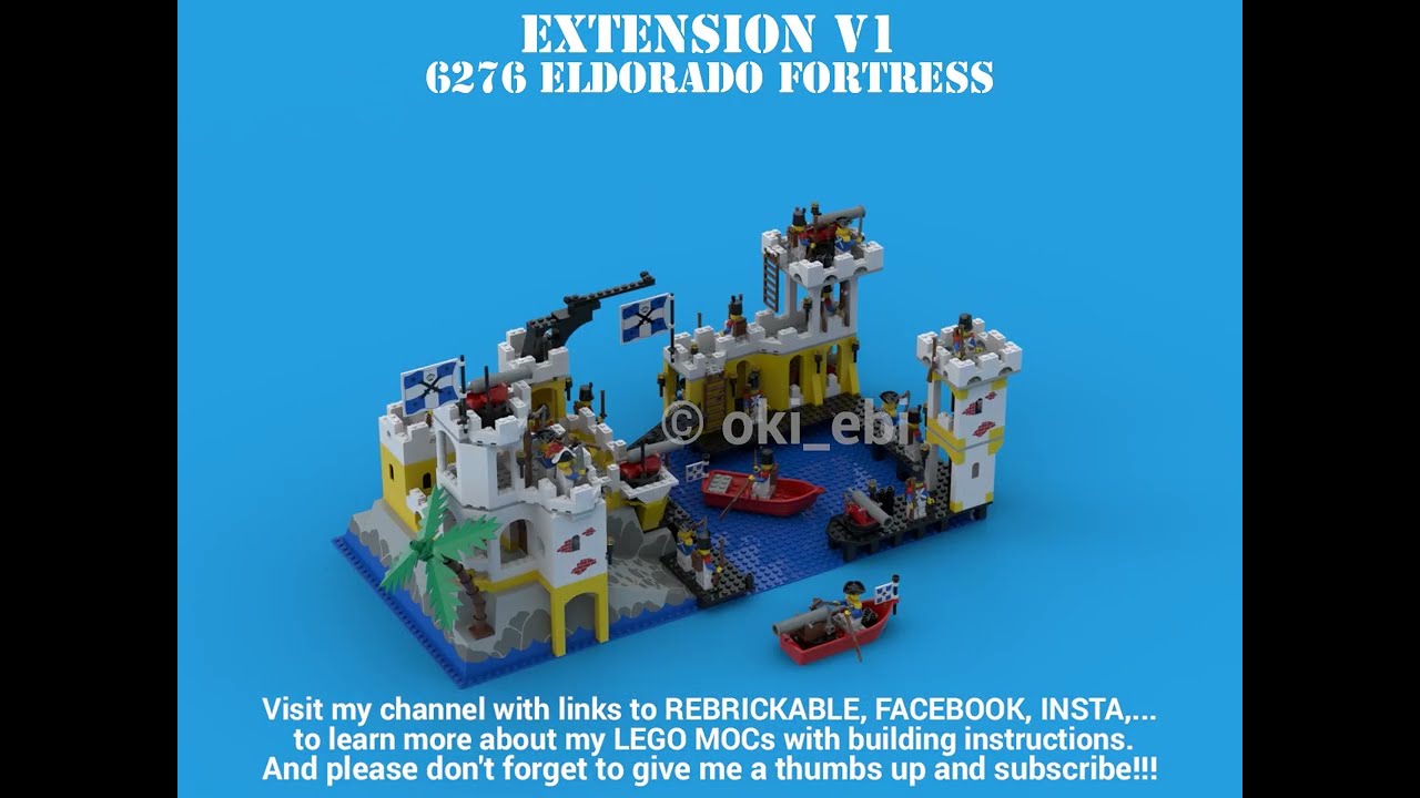 LEGO MOC-208694 Extension V1 for Eldorado Fortress [6276] by oki