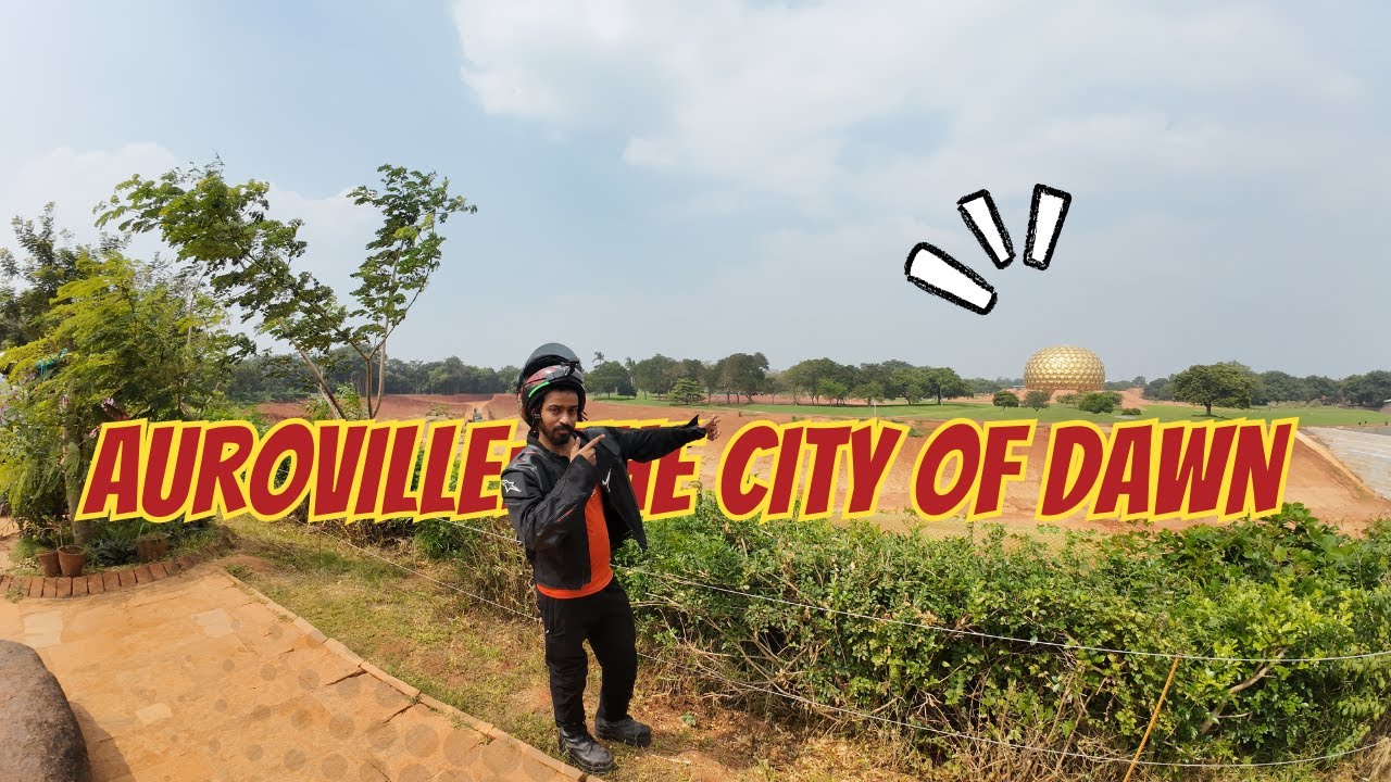 EXPLORING AUROVILLE || NEPCHERRY ALI BIKE RIDER || PUDUCHERRY - YouTube