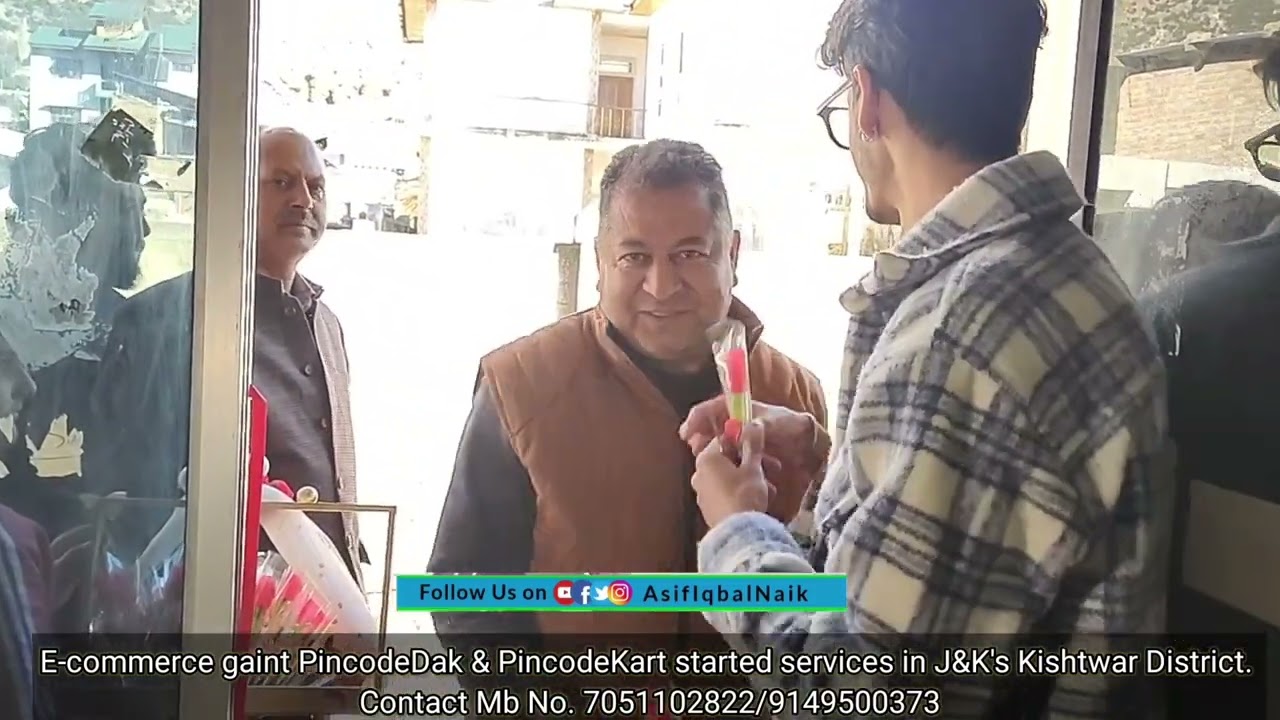 E-commerce gaint PincodeDak & PincodeKart started services in J&K's Kishtwar District. Watch video 