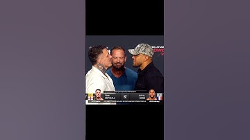 Tom Aspinall and Ciryl Gane face off 👀🔥•#ufc #mma #ufcparis #tomaspinall #cirylgane