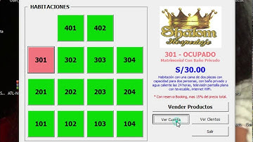 CONTROL DE HOSPEDAJE - Macro en Microsoft Excel