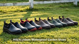 Hisea Boots:Drift Shell Men's Slip On Garden Shoes