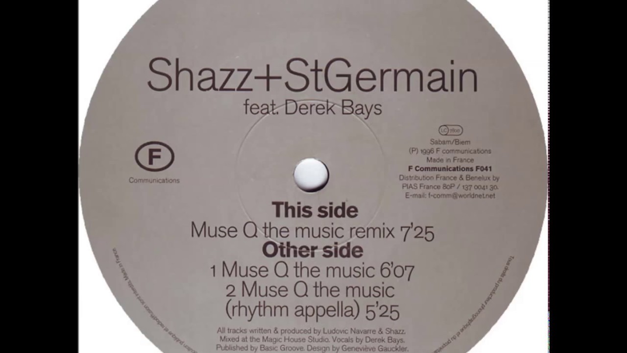 Shazz+StGermain feat. Derek Bays  -  Muse Q the music