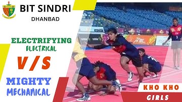 #bitsindri electrical vs mechanical #khokho 6/12/22