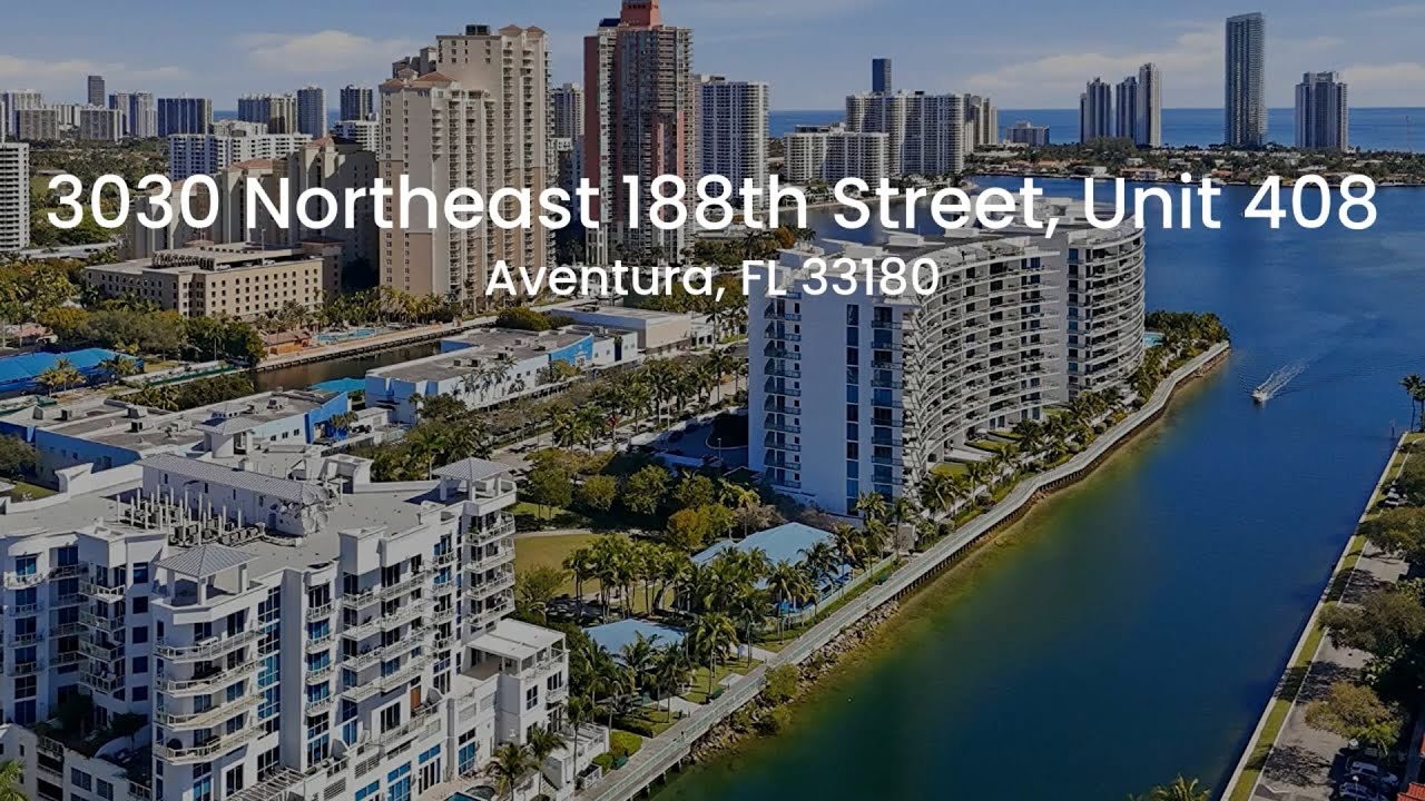 3030 Northeast 188th Street, Unit 408, Aventura, FL 33180 - Walk Through Video