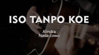 ISO TANPO KOE // ALINDRA // KARAOKE GITAR AKUSTIK TANPA VOKAL NADA COWOK ( MALE )