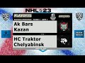 KHL - Ak Bars Kazan vs Traktor Chelyabinsk - Gagarin Cup - Season 2022/23 - NHL 23