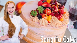 Summer Sangria Cake