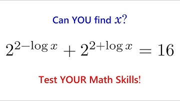 Can You Solve This Log Equation?
