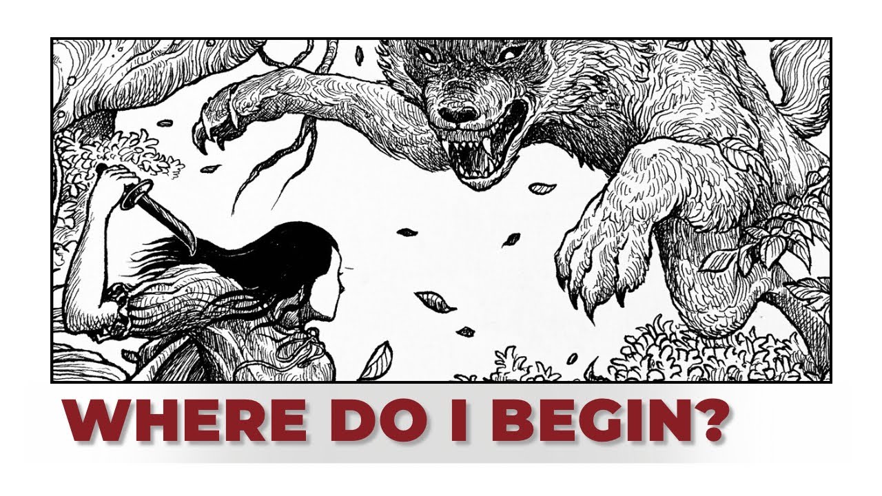 Прежде чем я начну раскрашивать Красную Шапочку | Мрачные сказки