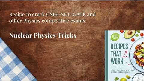Nuclear Physics Trick - Baryon Decuplet, Meson Octet | CSIR NET | GATE