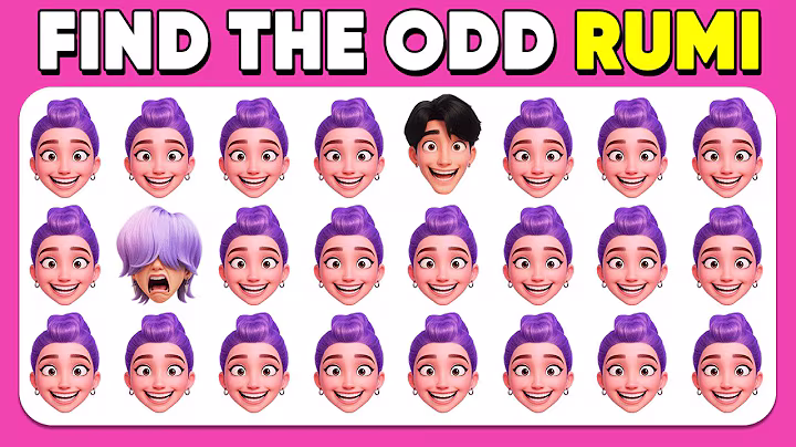 Find the ODD One Out - KPop Demon Hunters Movie Edition 🤩~ Huntrix, Saja Boys, Rumi, jinu, Joey