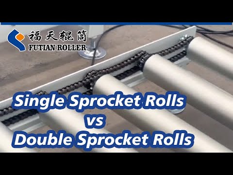 Single Sprocket Conveyor Rollers VS Double Sprocket Conveyor Rollers