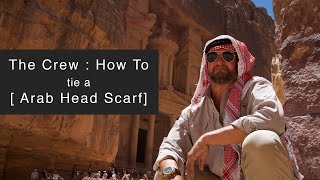 How to tie your Hatta | Keffiyeh | Shemagh in Petra, Jordan