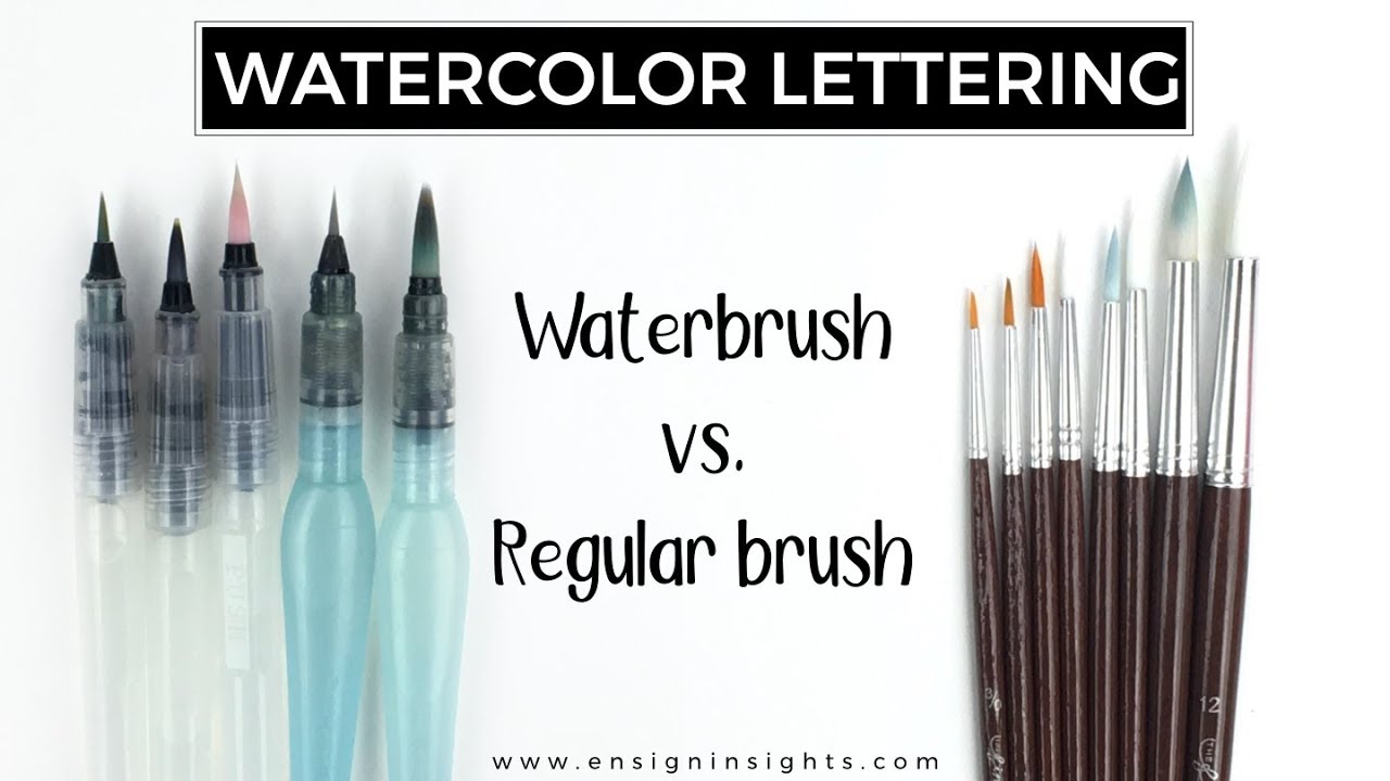 What Is The Difference Between a Regular Brush & a Water Brush