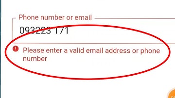 Play Store Fix Enter a valid email address or phone number Problem Solve In Google Account & Gmail