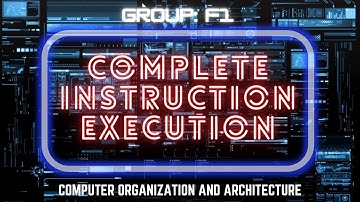 Complete Instruction Execution With Example | Computer Organization and Architecture | COAA