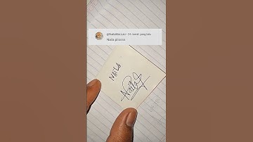 Signature name for @Naila Marzuki #signature #signaturestyle #signaturedesign #letter #shorts