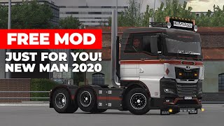 Claim Your FREE Gift Now! MAN TGX 2020 Multicolor Skin Pack for SCS & Rigid Tandem trailer by kast