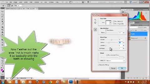 Adobe PhotoShop Cs5 Teeth Whitening Tutorial