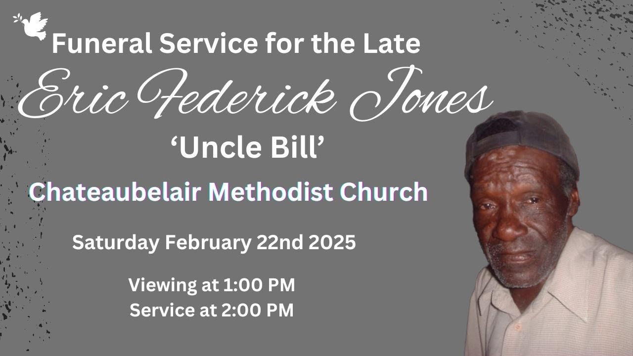 Eric Federick Jones - 'Uncle Bill' - Funeral Service - YouTube