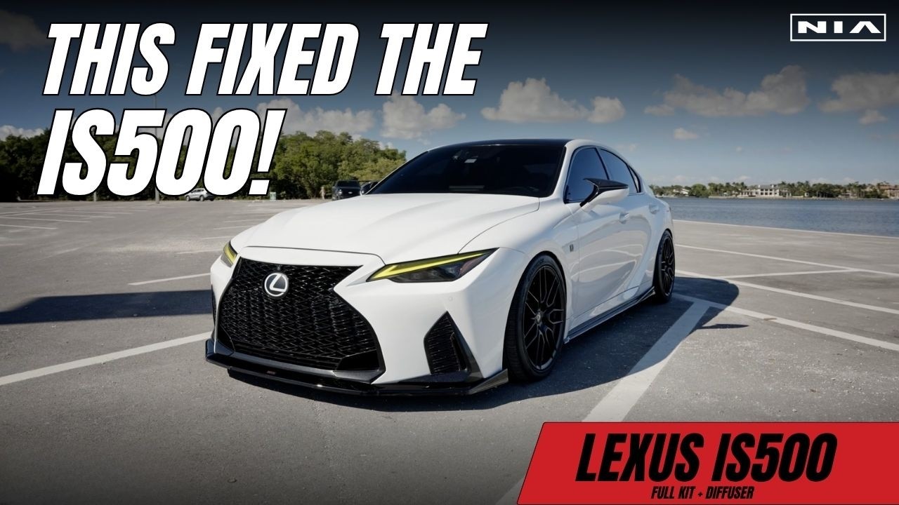 This Fixed the IS500! | Lexus IS500 Full Kit + Rear Diffuser | NIA BODY KITS
