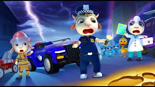 Rescu Team Mission 🚓🚑🚒 Dolly and Friends Adventures: Cop, Doctor and Firefighter | Cartoon and Songs