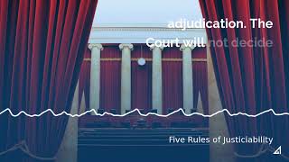 Five Rules of Justiciability