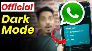 Official Whatsapp Dark Mode in Android Whatsapp Beta Version | WhatsApp Dark Theme in Android